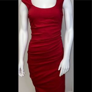 Red Midi Le Chateau Small Dress